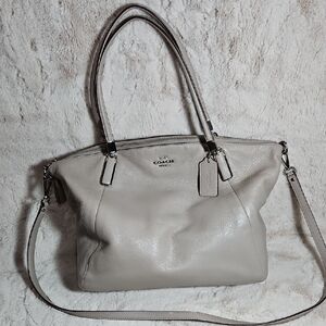 EUC 2014 Coach Madison Phoebe Gray Leather Shoulder Bag With Hangtag